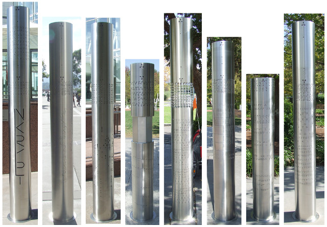 set of 8 pillars